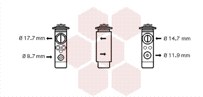 Airco expansieklep Van Wezel 01001024