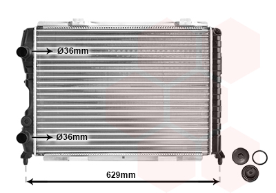 Radiateur Van Wezel 01002056