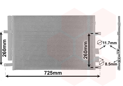 Airco condensor Van Wezel 01005097