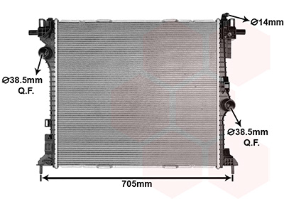 Radiateur Van Wezel 01012702