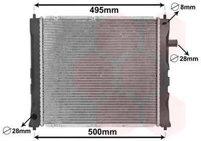 Radiateur Van Wezel 02002097