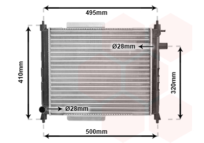 Radiateur Van Wezel 02002110