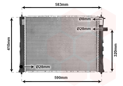 Radiateur Van Wezel 02002111