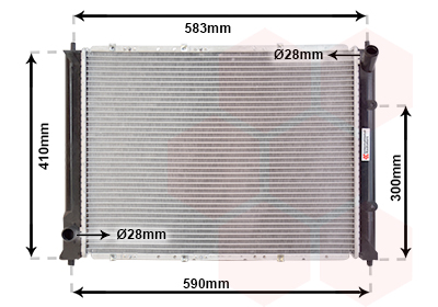 Radiateur Van Wezel 02002149