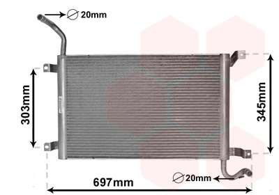 Radiateur Van Wezel 02002223
