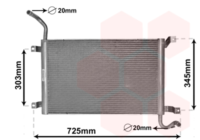 Radiateur Van Wezel 02002224