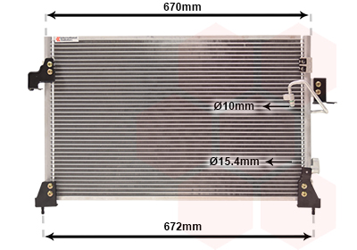 Airco condensor Van Wezel 02005143