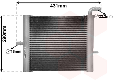 Radiateur Van Wezel 02012701