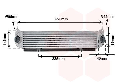 Interkoeler Van Wezel 02014703