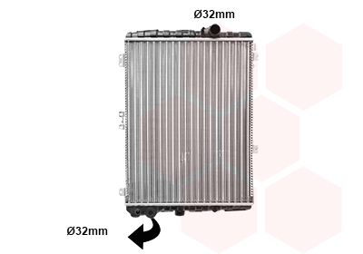 Radiateur Van Wezel 03002002