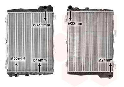 Radiateur Van Wezel 03002040