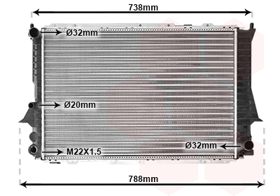 Radiateur Van Wezel 03002081