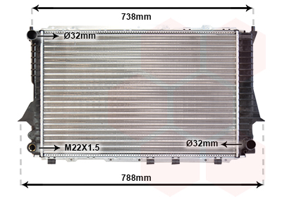 Radiateur Van Wezel 03002083