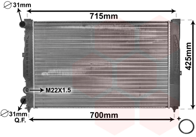 Radiateur Van Wezel 03002105