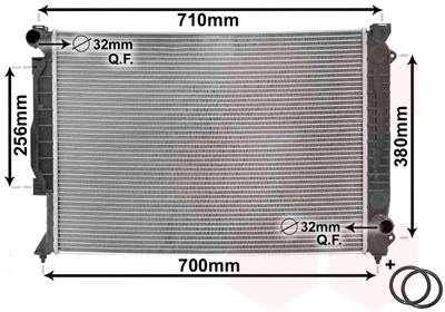 Radiateur Van Wezel 03002139