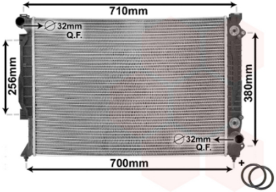 Radiateur Van Wezel 03002157