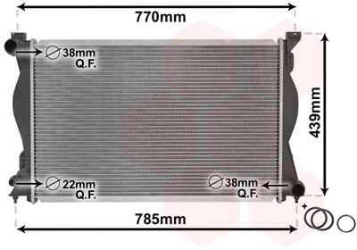 Radiateur Van Wezel 03002230