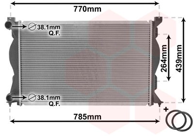 Radiateur Van Wezel 03002233