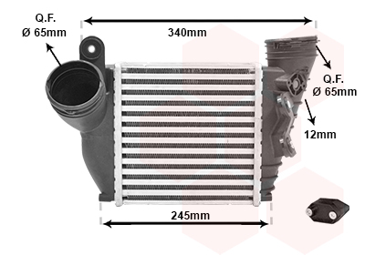 Interkoeler Van Wezel 03004354