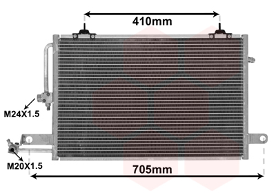 Airco condensor Van Wezel 03005117