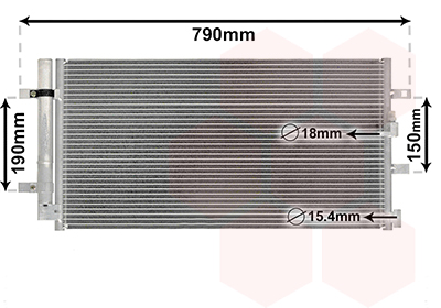 Airco condensor Van Wezel 03005352