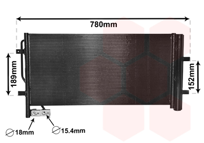 Airco condensor Van Wezel 03005382