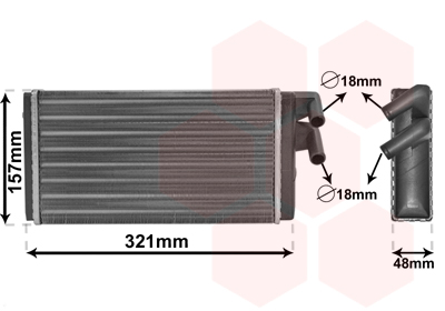 Kachelradiateur Van Wezel 03006052