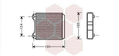 Kachelradiateur Van Wezel 03006183