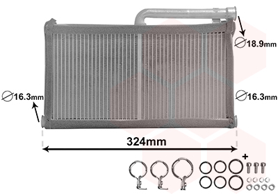 Kachelradiateur Van Wezel 03006296