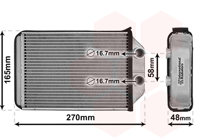 Kachelradiateur Van Wezel 03006393