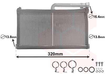 Kachelradiateur Van Wezel 03006397