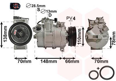 Airco compressor Van Wezel 0300K226