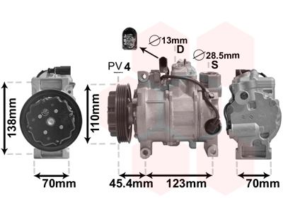 Airco compressor Van Wezel 0300K261