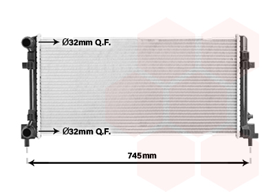 Radiateur Van Wezel 03012701