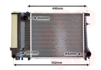 Radiateur Van Wezel 06002081