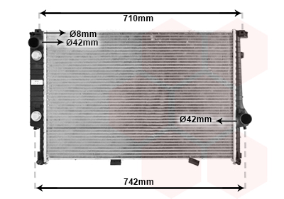 Radiateur Van Wezel 06002094