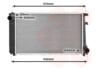 Radiateur Van Wezel 06002104