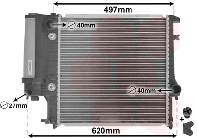 Radiateur Van Wezel 06002125