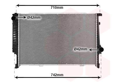 Radiateur Van Wezel 06002133