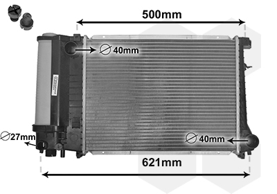 Radiateur Van Wezel 06002135