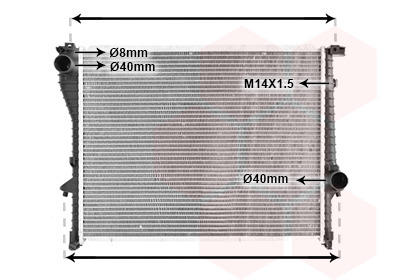Radiateur Van Wezel 06002222