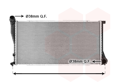 Radiateur Van Wezel 06002234