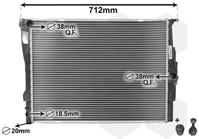 Radiateur Van Wezel 06002291