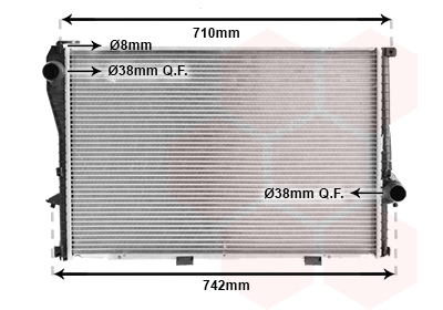 Radiateur Van Wezel 06002301