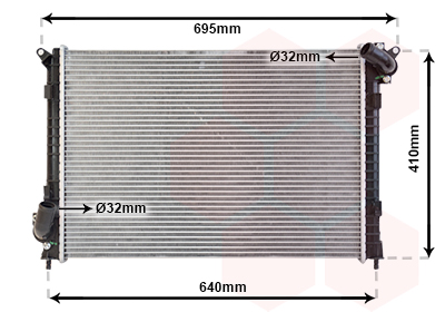 Radiateur Van Wezel 06002307