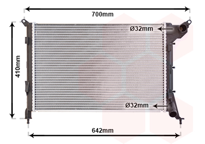 Radiateur Van Wezel 06002310