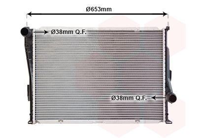 Radiateur Van Wezel 06002335