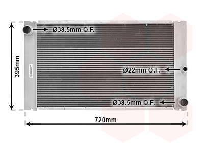 Radiateur Van Wezel 06002337