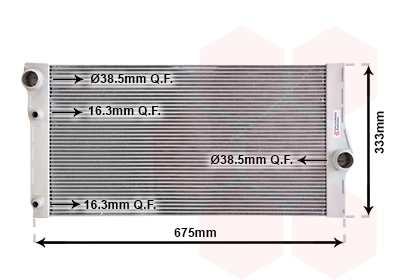 Radiateur Van Wezel 06002410