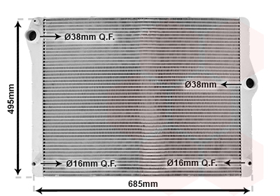 Radiateur Van Wezel 06002430